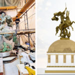 В Красноярске уже начали изготавливать скульптуру Георгия Победоносца для Ачинска