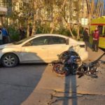 Скончалась пассажирка мотоцикла, попавшего в ДТП на улице Спортивной