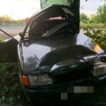 На улице Дзержинского водитель врезался в дерево и погиб