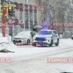 В центре Ачинска произошло ДТП с участием животного