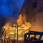 В садовом обществе «Юбилейное» произошёл пожар