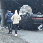 Сотрудники Госавтоинспекции разыскивают водителя, перевернувшегося вчера на «двенадцатой»