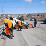 В городе стартовал сезон ямочного ремонта дорог