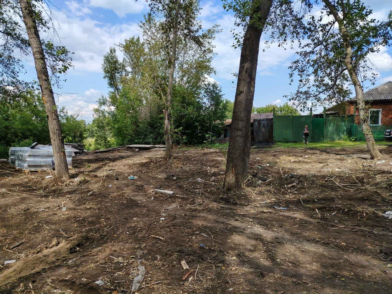 Забора нет