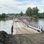 Наплавной мост через Чулым простоит как минимум до 19 октября